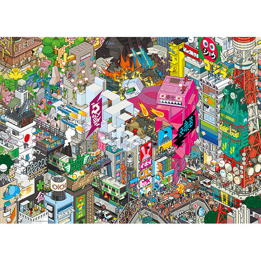 Pixorama: Tokyo Quest 1000 Piece Jigsaw Puzzle by Heye - 2