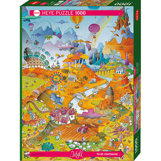 Idyll by the Field 1000 Piece Jigsaw Puzzle by Heye - 1