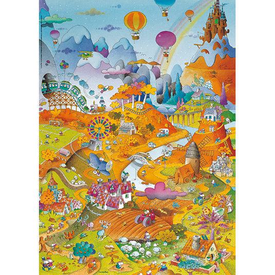 Idyll by the Field 1000 Piece Jigsaw Puzzle by Heye - 2