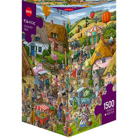 Country Fair 1500 Piece Jigsaw Puzzle by Heye - 1
