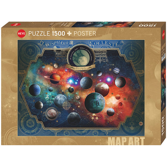 Space World 1500 Piece Jigsaw Puzzle by Heye - 1