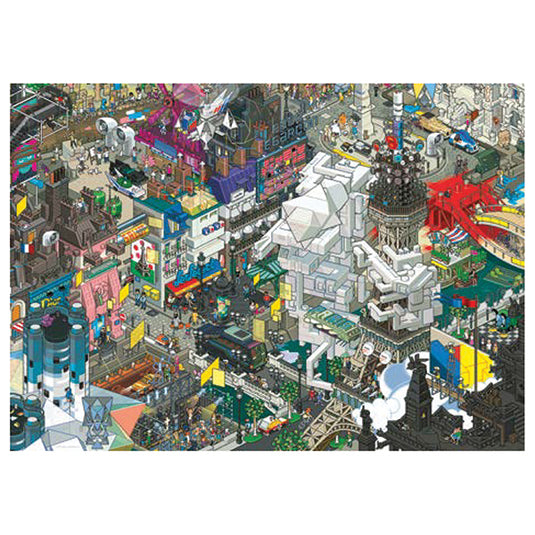 Pixorama: Paris Quest 1000 Piece Jigsaw Puzzle by Heye - 2