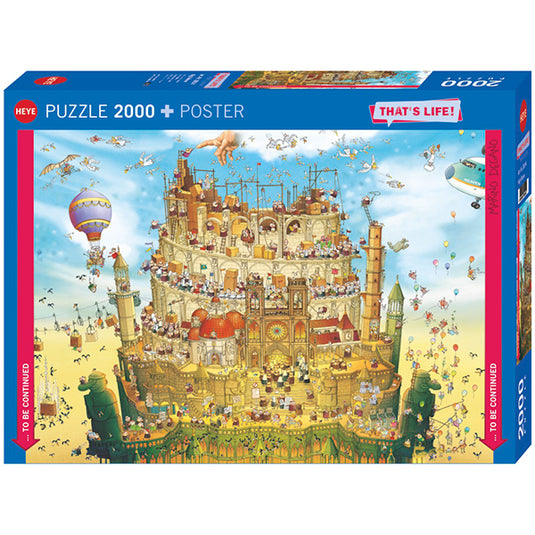 That's Life: High Above 2000 Piece Jigsaw Puzzle by Heye - 1