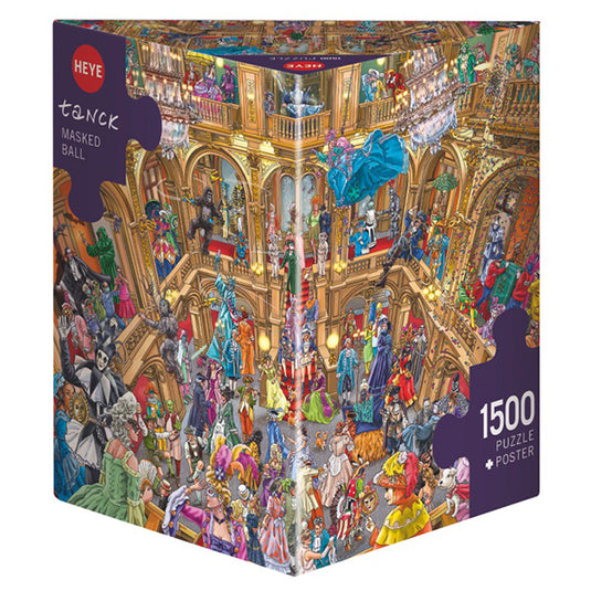 Masked Ball 1500 Piece Jigsaw Puzzle by Heye - 1