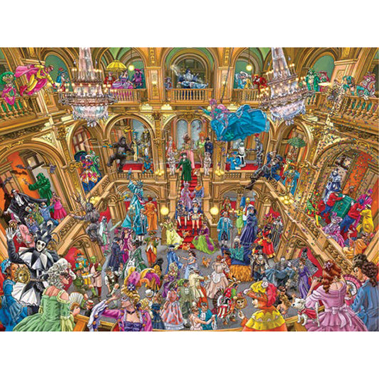 Masked Ball 1500 Piece Jigsaw Puzzle by Heye - 2