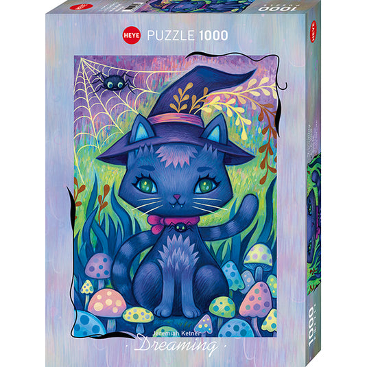 Dreaming: Witch Cat 1000 Piece Jigsaw Puzzle by Heye - 1