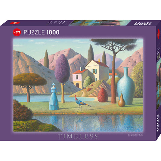 Timeless: Lady in Blue 1000 Piece Jigsaw Puzzle by Heye - 1