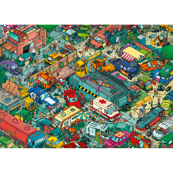 Car Cemetery 1000 Piece Jigsaw Puzzle by Heye