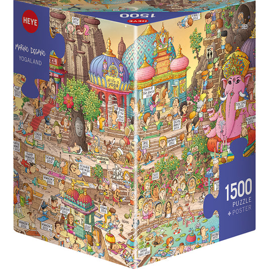 Yogaland 1500 Piece Jigsaw Puzzle by Heye - 1