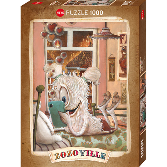Phony Love Zozoville 1000 Piece Jigsaw Puzzle by Heye