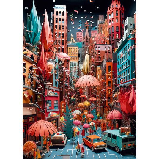 Street Canyon Paper-Like 1000 Piece Jigsaw Puzzle by Heye