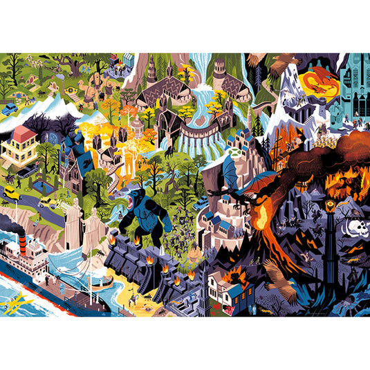 Peter Jackson Films Movie Masters 1000 Piece Jigsaw Puzzle by Heye