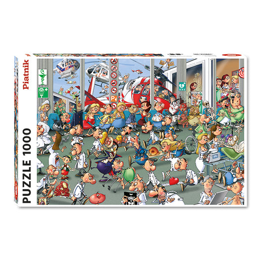 Accidents & Emergencies 1000 Piece Jigsaw Puzzle by Piatnik - 1