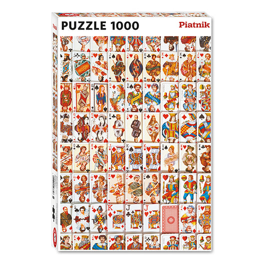 Playing Cards 1000 Piece Jigsaw Puzzle by Piatnik - 1