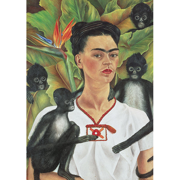 Self-Portrait with Monkeys 1000 Piece Jigsaw Puzzle by Piatnik