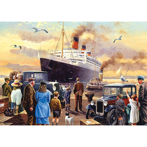 R.M.S Queen Mary 1000 Piece Jigsaw Puzzle by Piatnik