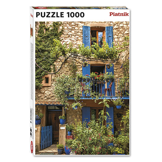 Blue Balcony 1000 Piece Jigsaw Puzzle by Piatnik - 1