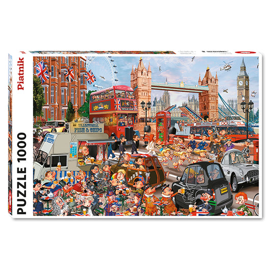 London 1000 Piece Jigsaw Puzzle by Piatnik - 1