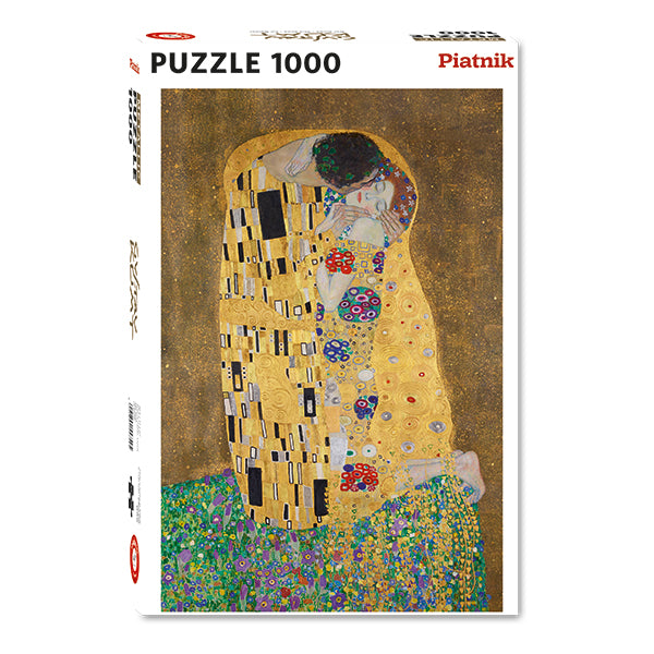 The Kiss (Metallic) 1000 Piece Jigsaw Puzzle by Piatnik