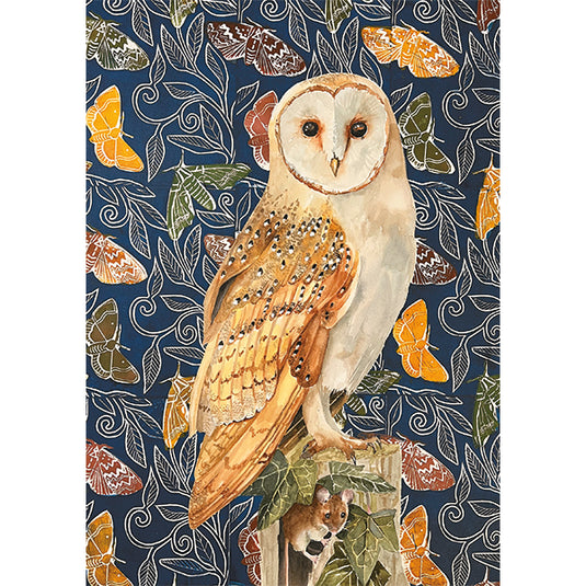 Barn Owl with Mouse 1000 Piece Jigsaw Puzzle by Piatnik - 2