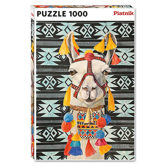 Llama 1000 Piece Jigsaw Puzzle by Piatnik - 1