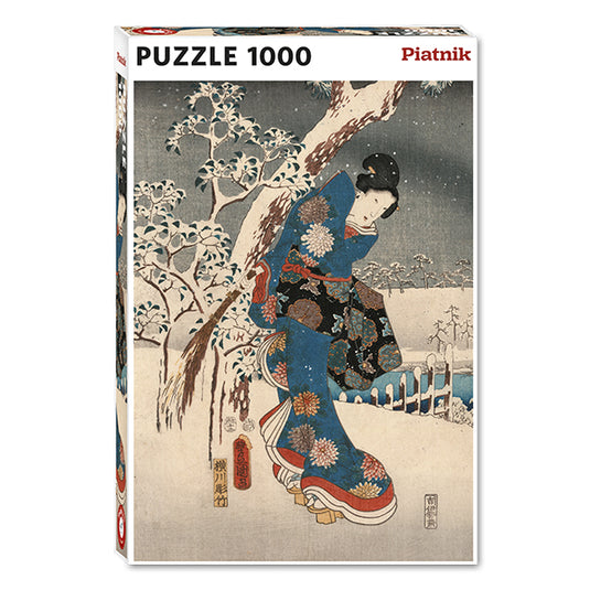 Tale of Genji (Hiroshige) 1000 Piece Jigsaw Puzzle by Piatnik - 1