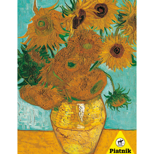 Sunflowers (Van Gogh) 1000 Piece Jigsaw Puzzle by Piatnik - 2