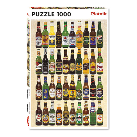 Beer 1000 Piece Jigsaw Puzzle by Piatnik - 1