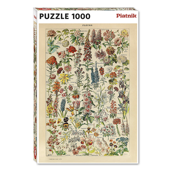 Flowers 1000 Piece Jigsaw Puzzle by Piatnik