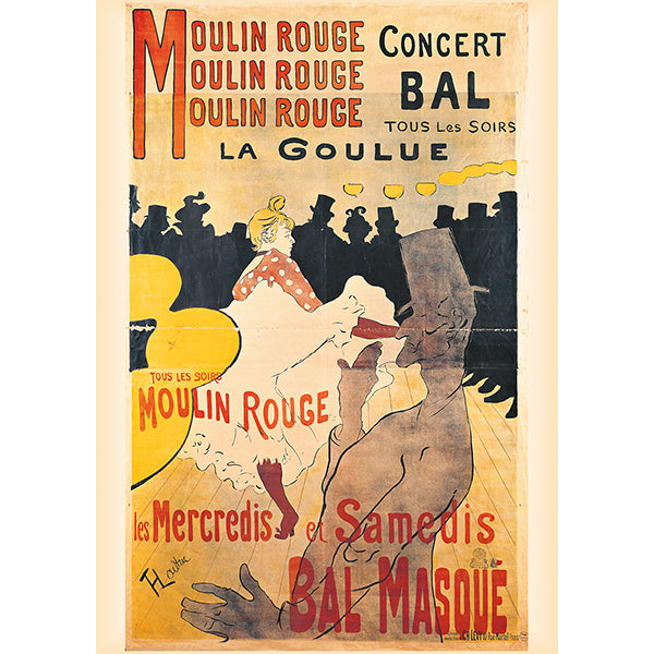 Toulouse-Lautrec La Goulue 1000 Piece Jigsaw Puzzle by Piatnik