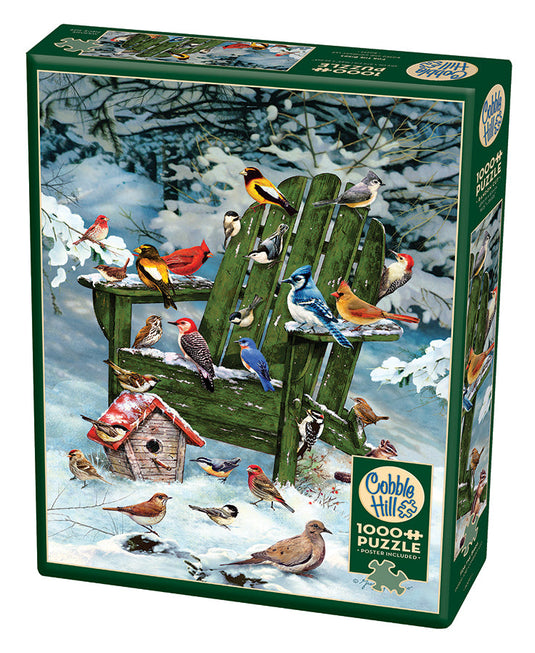 For the Birds 1000 Piece Jigsaw Puzzle by Cobble Hill - 1