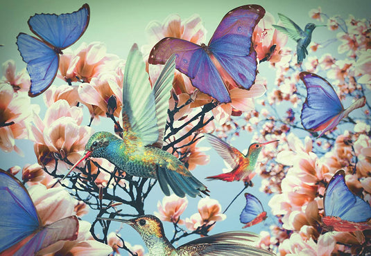 Hummingbird 300 Piece Jigsaw Puzzle by Ravensburger - 1