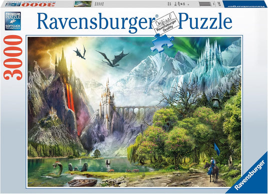 Reign of Dragons 3000 Piece Jigsaw Puzzle by Ravensburger