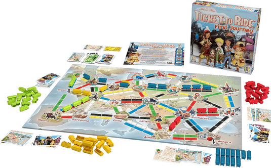 Ticket To Ride: First Journey Europe Board Game by Days Of Wonder