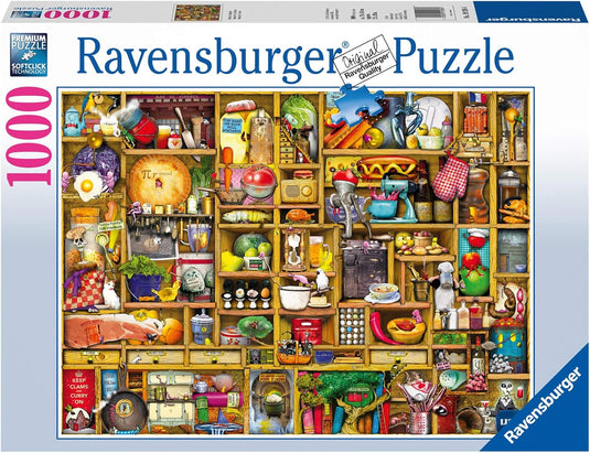 The Curious Cupboard No. 1: The Kitchen Cupboard 1000 Piece Jigsaw Puzzle by Ravensburger