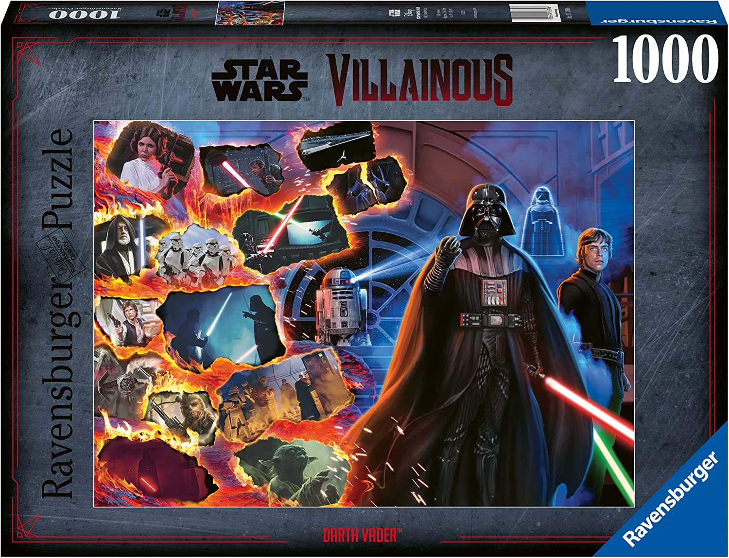 Star Wars: Villainous Darth Vader 1000 Piece Jigsaw Puzzle by Ravensburger