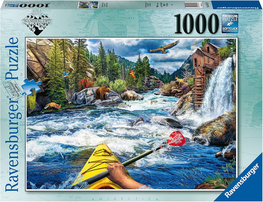 Whitewater Kayaking 1000 Piece Jigsaw Puzzle by Ravensburger