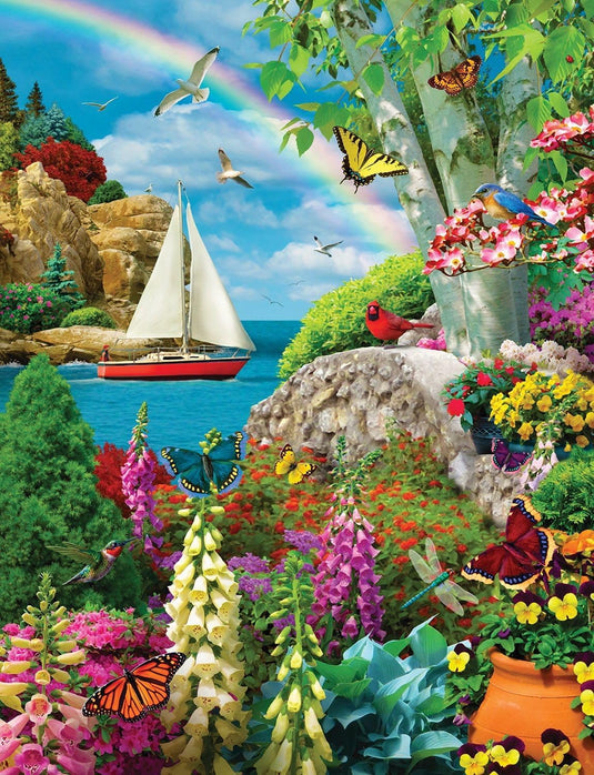 Stairway to Serenity 500 Piece Jigsaw Puzzle by Springbok - 2