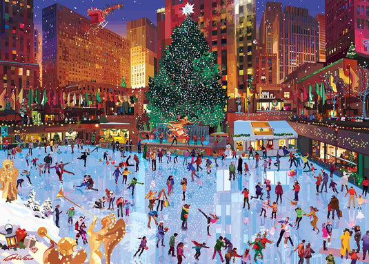 Rockefeller Center Joy 1000 Piece Jigsaw Puzzle by Ravensburger