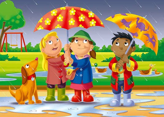 My First Puzzle  What's the Weather 6, 8, 10,  12 Piece Jigsaw Puzzles by Ravensburger - 5