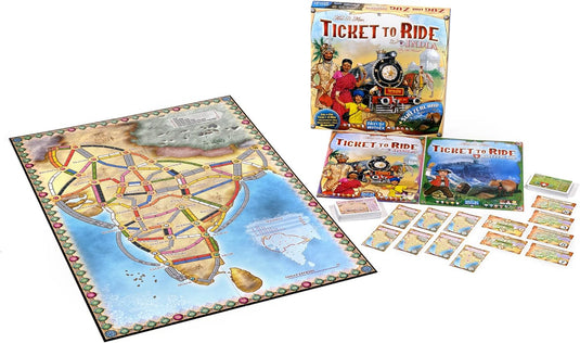 Ticket To Ride: Map #2 India / Switzerland Board Game Expansion by Days Of Wonder