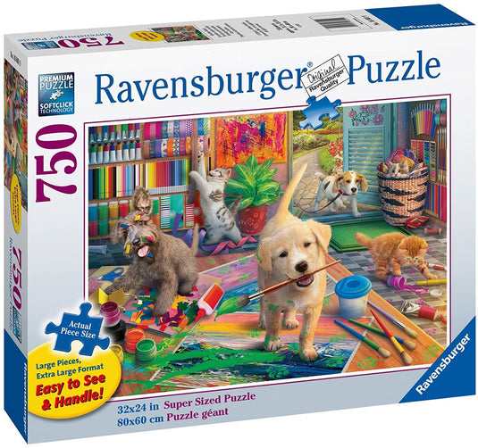 Cute Crafters 750 Piece Jigsaw Puzzle by Ravensburger - 2