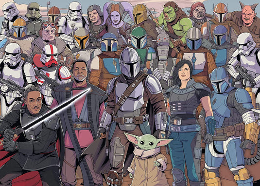 Challenge: The Mandalorian 1000 Piece Jigsaw Puzzle by Ravensburger - 1
