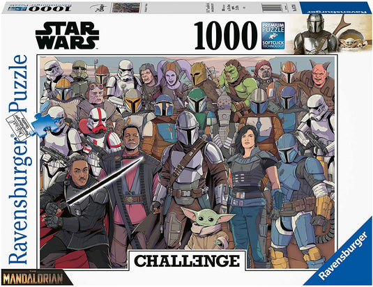 Challenge: The Mandalorian 1000 Piece Jigsaw Puzzle by Ravensburger - 2