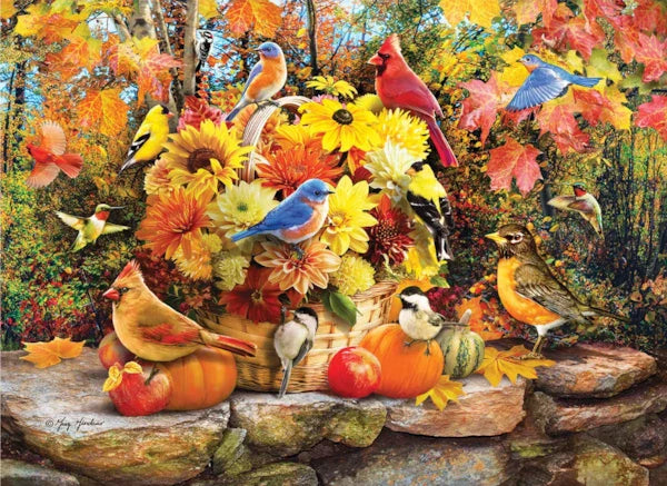 Fall Birds 300 Piece Jigsaw Puzzle by Eurographics