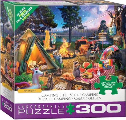 Camping Life 300 Piece Jigsaw Puzzle by Eurographics - 1