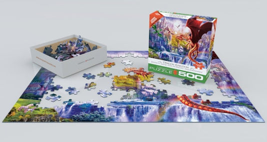 Dragon Kingdom 500 Piece Jigsaw Puzzle by Eurographics - 3