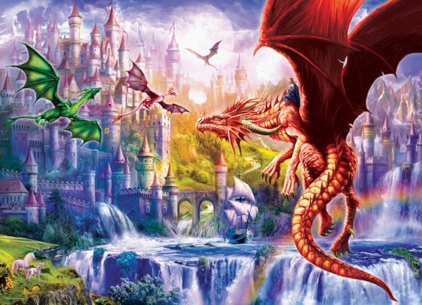 Dragon Kingdom 500 Piece Jigsaw Puzzle by Eurographics