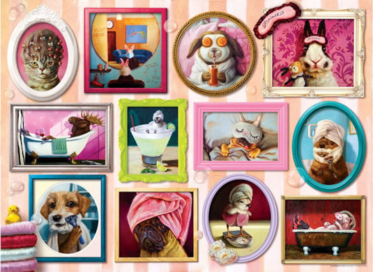 A day at the Spa 500 Piece Jigsaw Puzzle by Eurographics - 2