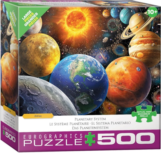 Planetary System 500 Piece Jigsaw Puzzle by Eurographics - 1